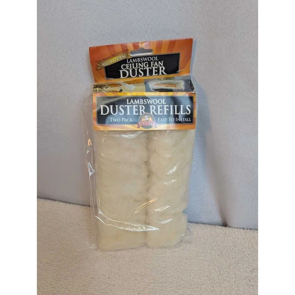 Wool Shop Lambswool Duster Refills Two Pack Ceiling Fan Easy‎ Install